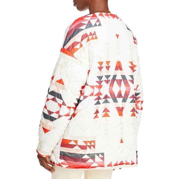 AQUA x Pendleton® Reversible Quilted Coat - Picture 2 of 4